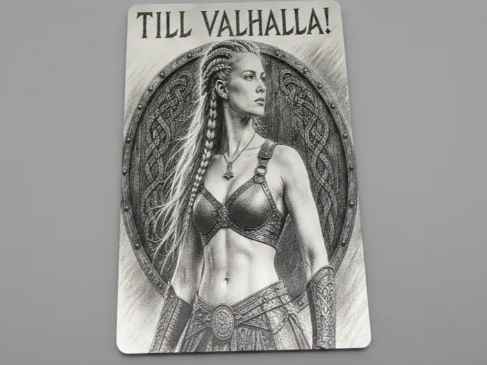 Till Valhalla – Female Viking Magnet