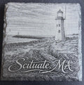 Scituate Lighthouse Slate Coaster