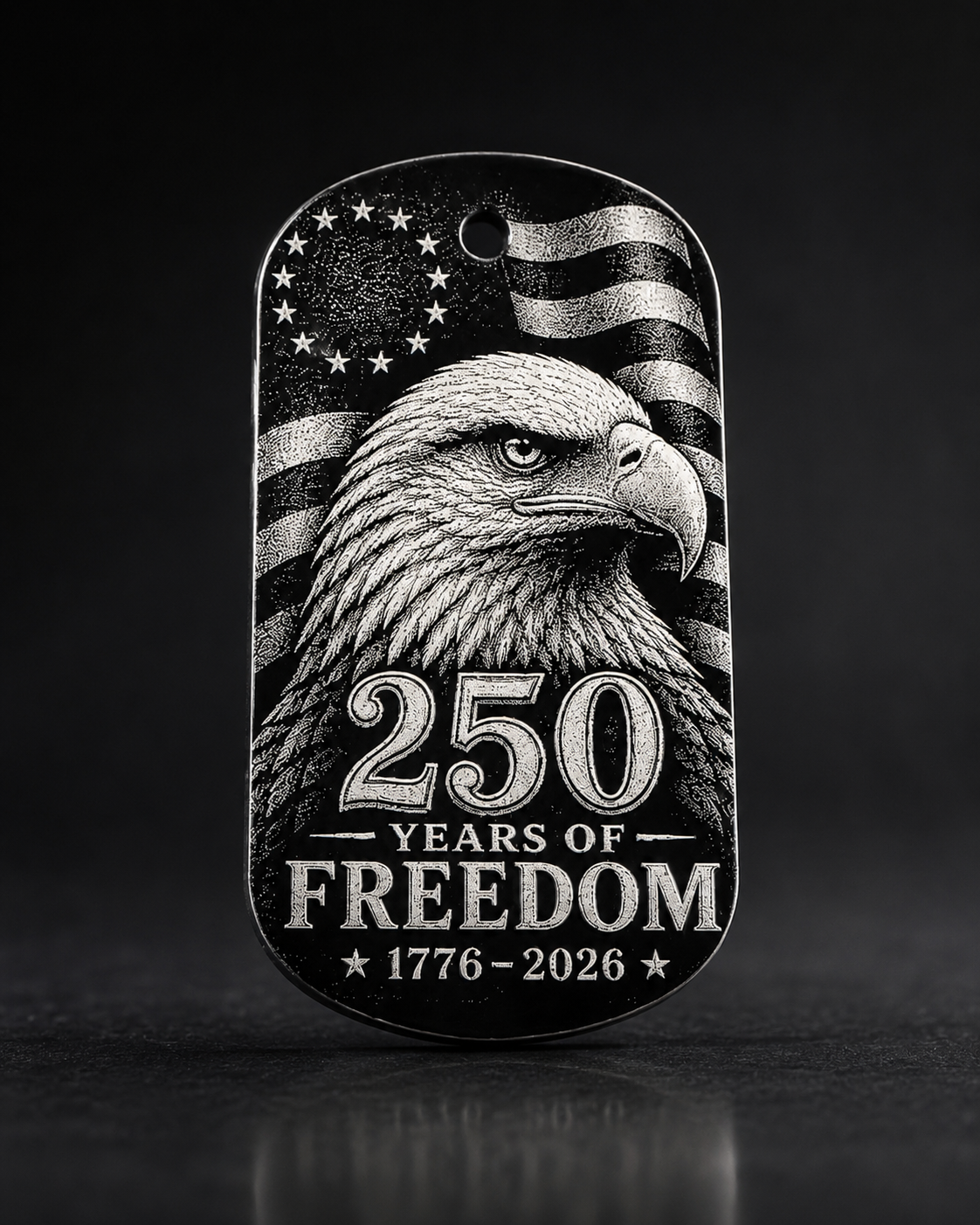 250 Years of Freedom Dog Tag – 1776-2026
