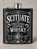 Scituate Emotional Support Whiskey Flask – Lighthouse Edition