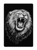 King of the Jungle Roaring Lion Fridge Magnet – Anodized Aluminum