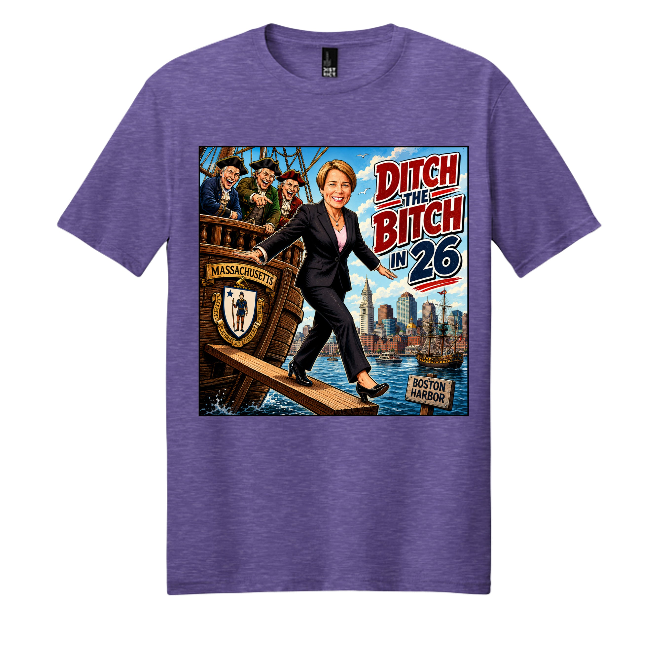 Electric Purple Heather - DM108 - FRONT